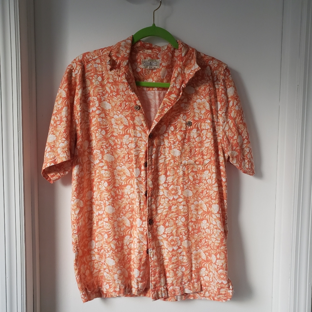 Hawaiian floral shirt Ocean & Coast